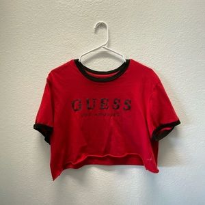 Guess cropped tee